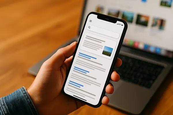 Mobile content preview